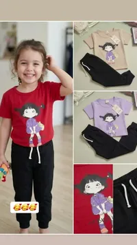 طقم ملابس أطفال بناتي (Little Girl Set)