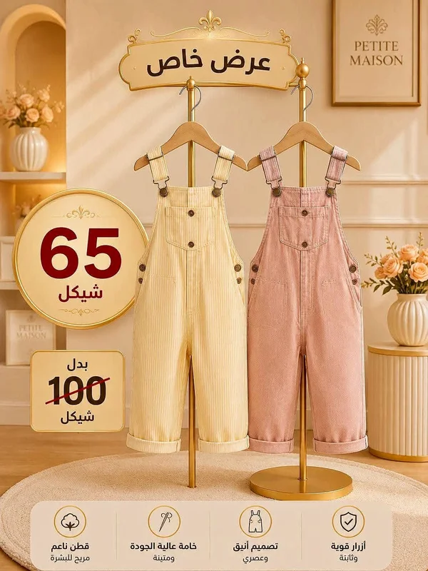 سالوبيت أطفال - بيتيت ميزون (Petite Maison) - ملابس أطفال - سوق غزة