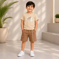 طقم ملابس أطفال - تي شيرت وشورت (Kids Outfit)