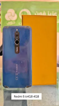 هاتف ريدمي 8 بسعة 64 جيجابايت وذاكرة 4 جيجابايت (Xiaomi)
