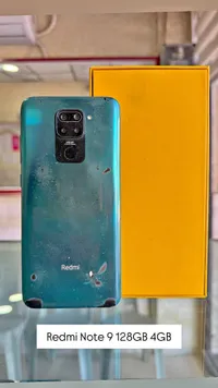 هاتف ريدمي نوت 9 بسعة 128 جيجابايت وذاكرة 4 جيجابايت (Xiaomi)