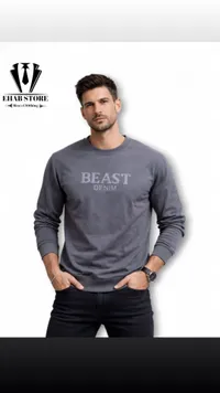 Beast Denim Sweatshirt