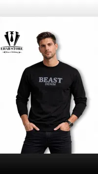 Beast Denim Sweatshirt