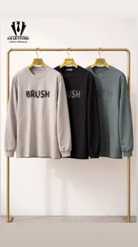 سويتشيرت BRUSH بثلاث ألوان