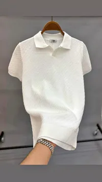 قميص بولو رجالي محبوك - زارا (Zara)