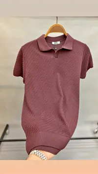 قميص بولو رجالي محبوك - زارا (Zara)