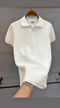قميص بولو رجالي بنسيج بارز - زارا (Zara)