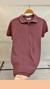 قميص بولو رجالي محبوك - زارا (Zara)