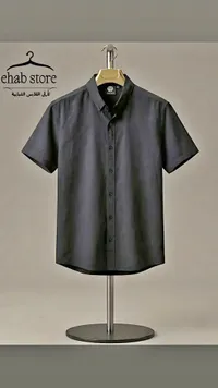 قميص رجالي قصير الأكمام - إيهاب ستور (Ehab Store)