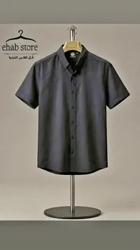 قميص رجالي قصير الأكمام - إيهاب ستور (Ehab Store)