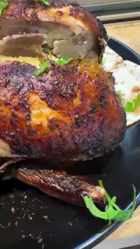 دجاج مشوي محمر