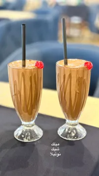 ميلك شيك نوتيلا
