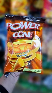 سناكس باور كون بطعم الدجاج (Power Cone)