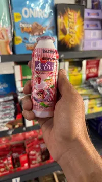 مشروب الحليب بنكهة الفراولة - بران أكتيف (Pran)