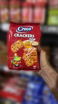 بسكويت كراكرز بالسمسم - كروكو (Croco)