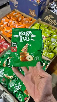 رقائق خبز محمصة بنكهة البيتزا - بيك رولز (Bake Rolz)