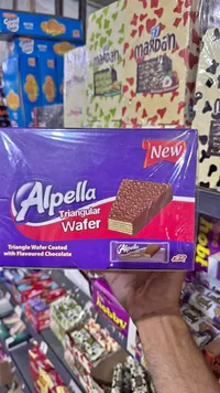 ويفر مثلث مغطى بالشوكولاتة - ألبيلا (Alpella)