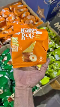سناك القمح المخبوز بنكهة الجبنة - بيك رولز (Bake Rolz)