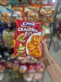 مقرمشات كراكرز بنكهة البيتزا - كروكو (Croco)