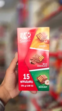 شكولاتة كيت كات سينسز ميني - تشكيلة 15 قطعة (KitKat)