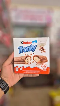 ويفر محشو بكريمة الحليب والكاكاو - كيندر ترونكي (Kinder)