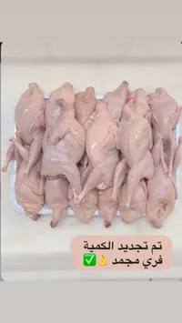 دجاج طازج منزوع الجلد