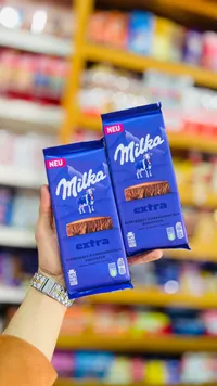 شوكولاتة بالحليب إكسترا - ميلكا (Milka)