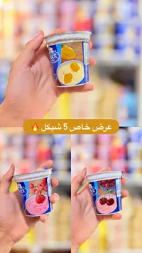 زبادي بالفواكه - بوك (Puck) - سوق غزة