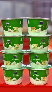 زبادي اكتيفيا طبيعي - دانون (Danone)