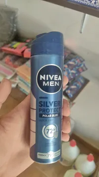 مزيل عرق سيلفر بروتكت بولار بلو للرجال - نيفيا (Nivea)