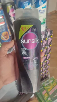شامبو لمعان أسود - صانسيلك (Sunsilk)
