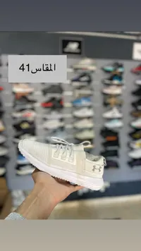 حذاء رياضي أندر أرمور - أبيض