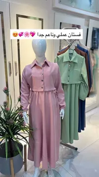 فستان بناتي عملي وناعم