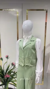 طقم بناتي رسمي - Green Fashion