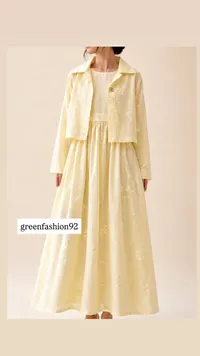 فستان سهرة مع جاكيت - جرين فاشون (Greenfashion)
