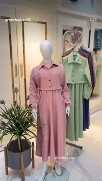 فستان بناتي أنيق - Green Fashion