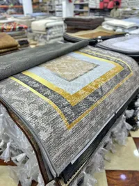 سجادة أرضية مودرن بتصميم هندسي