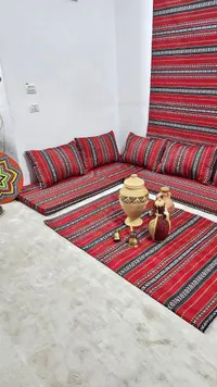 جلسة عربية تراثية مطرزة