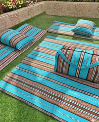 طقم جلسة أرضية تراثية مع حقيبة