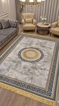 سجادة عصرية بتصميم يوناني كلاسيكي