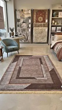 سجاد عصري بتصميم هندسي
