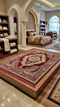 سجادة أرضية بتصميم كلاسيكي