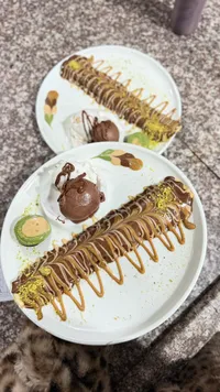 كريب شوكولاتة بالفستق