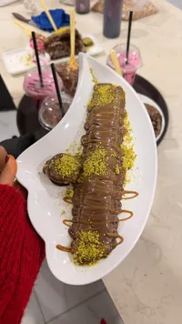 كيك الشوكولاتة بالفستق