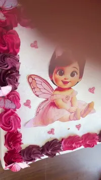 قالب كيك بتصميم الجنية الصغيرة