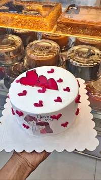 قالب كيك المناسبات الرومانسية