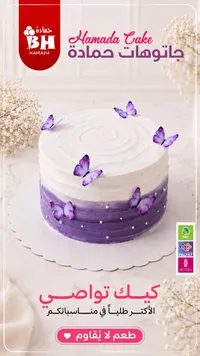 قالب كيك المناسبات - حمادة