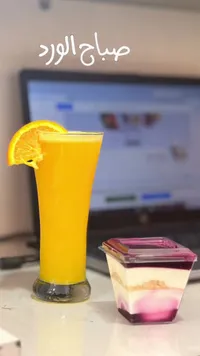 عصير برتقال طازج