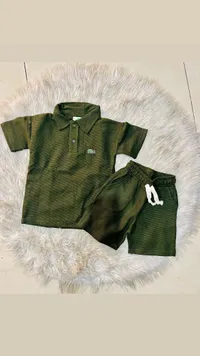 طقم ملابس أطفال صيفي - لاكوست (Lacoste)