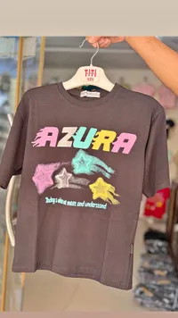تيشيرت أطفال بتصميم نجوم - أزورا (Azura)